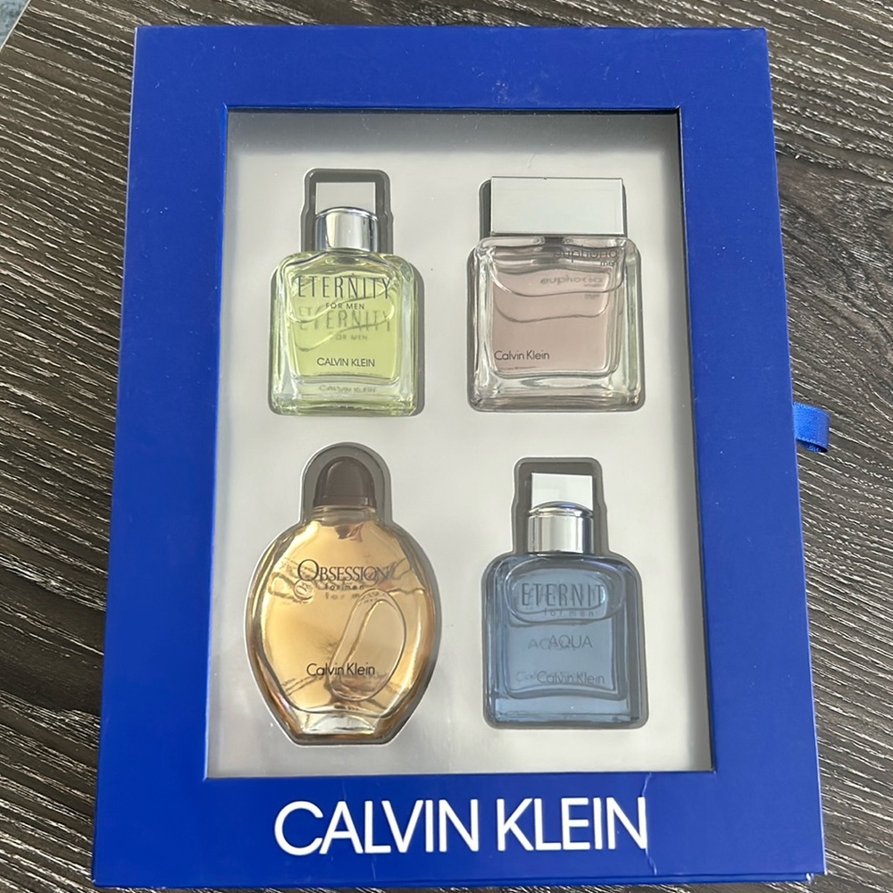 Calvin Klein 4 piece cologne gift set